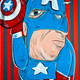 Illustration for article titled Picasso-Inspired Paintings Melt Familiar Superhero Faces
